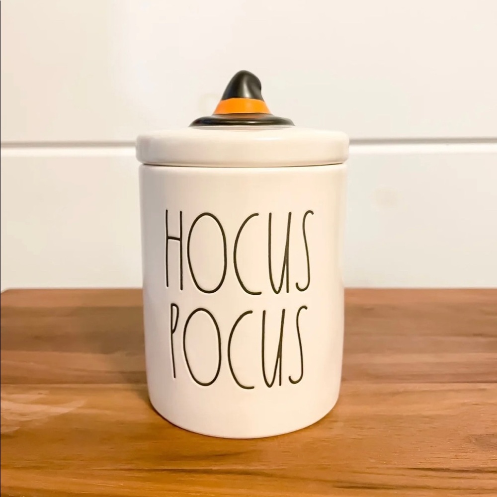 Rae Dunn HOCUS POCUS Canister with Witch Hat Lid